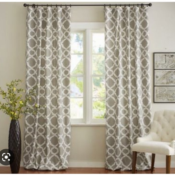 Pottery Barn Trellis Curtains - Picture 1 of 5
